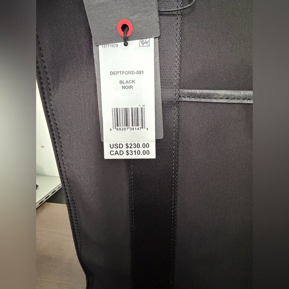 NWT Ted Baker Deptford Laptop Tote Bag Black (Noir) $310 CAD - Picture 6 of 16